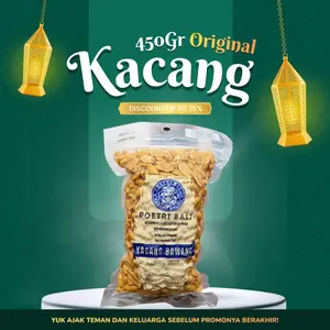 Poetri Bali Kacang Bawang Original 450gr Cemilan Harian Bareng Keluarga