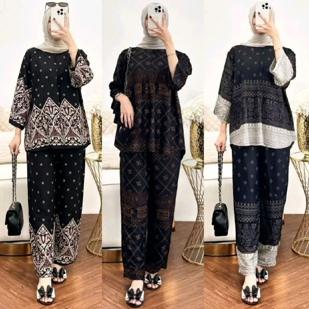 Set piyama rayon premium - piyama rayon premium adem nyaman di pakai