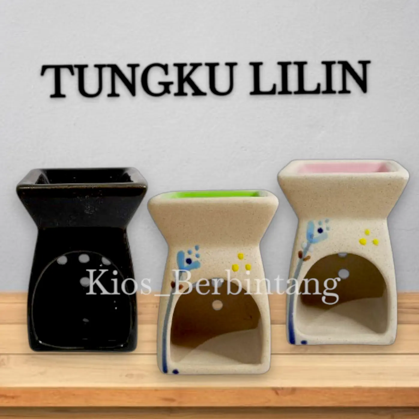 Tungku Aromaterapi Keramik Lilin Aromaterapi 1 Pcs