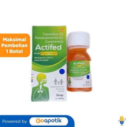 ACTIFED PLUS EXPECTORANT SIRUP 60 ML