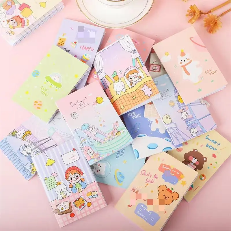 FIVEVOO Buku Tulis Mini Motif Kartun/ Notebook Mini/ Buku Mini 2