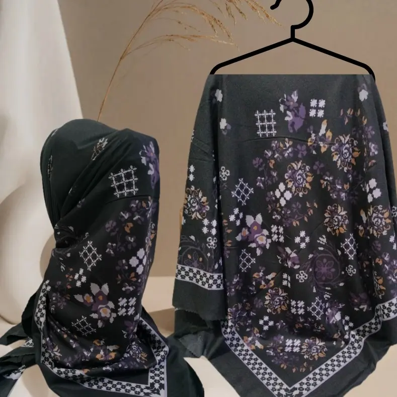 Segiempat voal motif , hijab voal premium 2