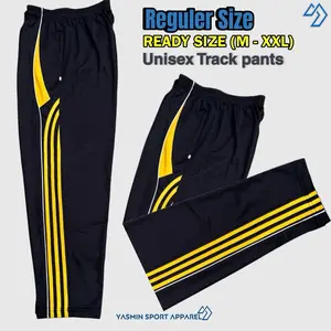 Celana Olahraga Uniseks / Celana Training Wanita Pria / Celana Track Pants Panjang Sport 3xl warna hitam