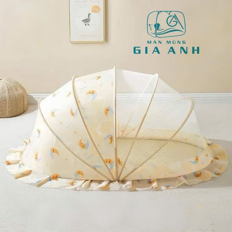 Màn chống muỗi cho trẻ sơ sinh - Mùng chụp gấp gọn cho bé chống muỗi và côn trùng hiệu quả - Dùng cho giường và nôi cũi