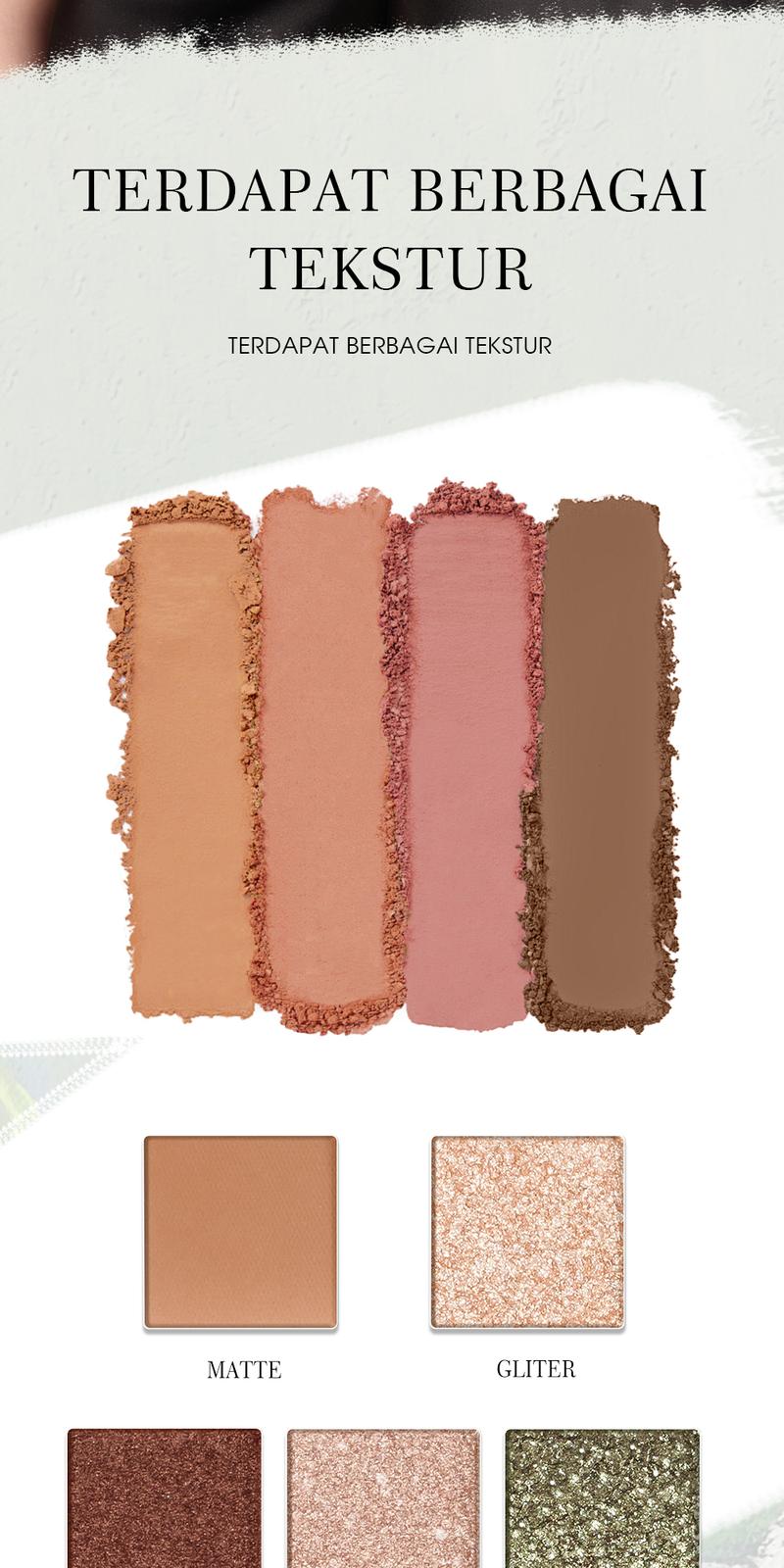 Product Introduction of urracx Eyeshadow Palette Flower Language 12 Colors FacePalette Elegant Kosmetik(13.5g) 37
