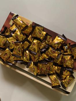 Product Review of Dking coklat almond isi 4 toples ( COD )  kacang almond utuh lapis coklat from D**a 2