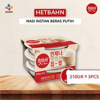 Gambar HETBAHN Nasi Putih Instan 210 Gram x 3pcs dari CJ Foods Indonesia Kota Depok 1 Tokopedia