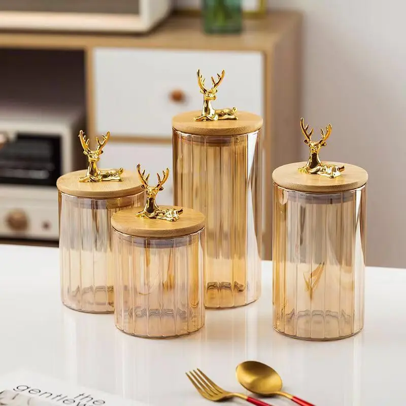[ 𝗦𝘇𝗲𝗖𝗹𝗼𝘁𝗵.𝗶𝗱 ] [MS] Toples Kue Kaca / Toples Lebaran / Jar Toples / Candy Jar Rusa