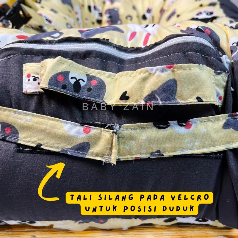 Sofa Bayi Jumbo Multifungsi Dilengkapi Safety Belt | Sofa Bayi Duduk | Sofa 3 in 1 | Sofa Empuk | Sofa Free Bantal Peang | Sofa tidur | Sofa baby newborn 2