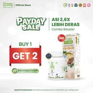 [PAYDAY SALE] BUY 1 GET 2 - Mom Uung ASI Booster 60 Kapsul FREE Susu Mylkflow Variety Pack - ASI 2,6x Lebih Deras dan Berkualitas - Pelancar ASI Fenugreek Free