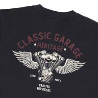 Gambar Aerostreet T-Shirt Classic Garage Abu Tua Kaos Cotton Combed Premium Pria Lengan Pendek Premium Graphic T-Shirt Vintage Motor Bikers Casual Riders Club Series - Classic Garage Abu Tua, M dari Aerostreet Kab. Klaten 5 Tokopedia