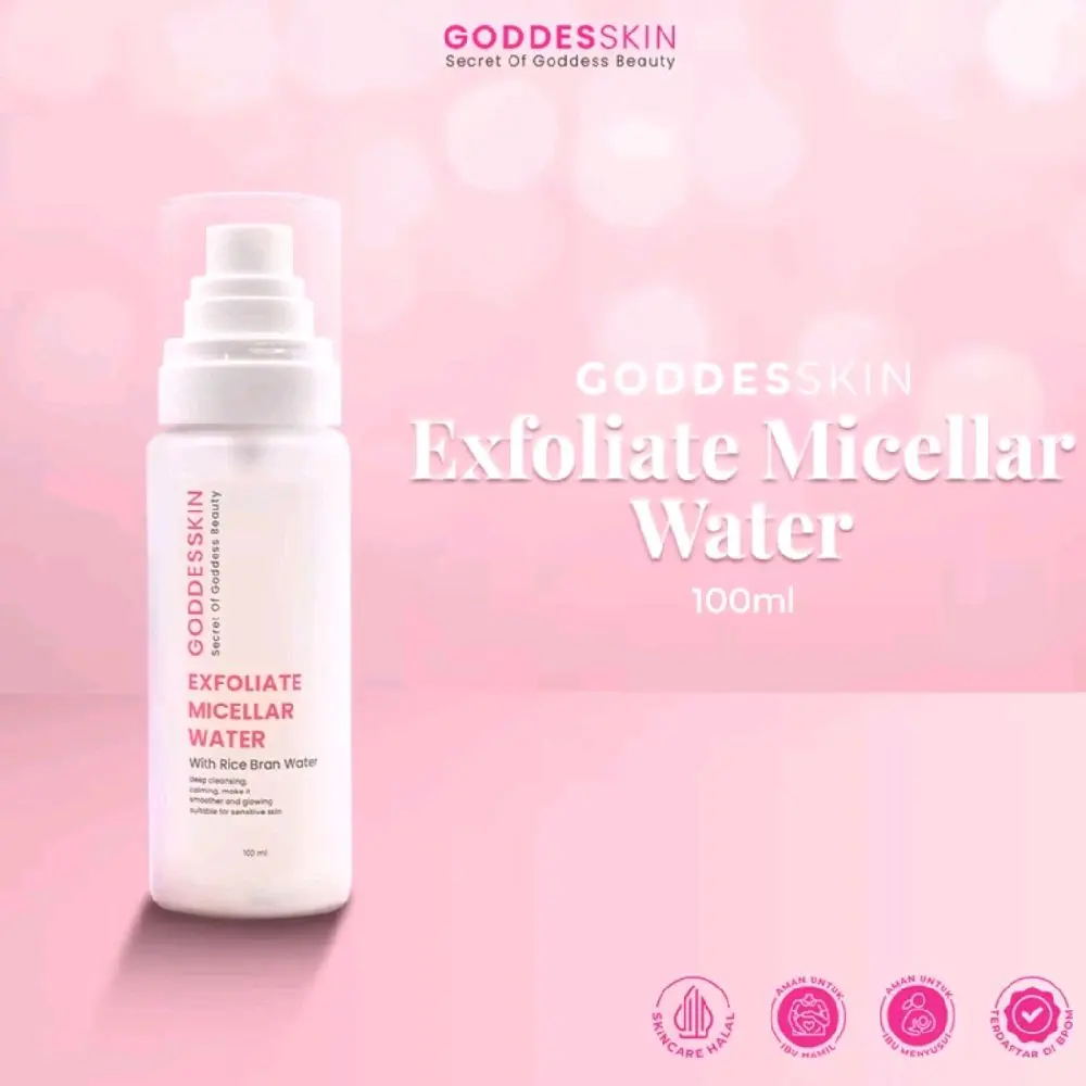 goddesskin-Micellar water exfoliate  by anthena dr Richard lee