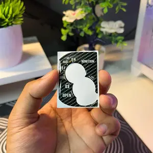 Stiker Emblem Timbul Kunci Kontak SCOOPY DONAT 2015-2019 untuk Motor Honda Scoopy Donat 2015 hingga 2019