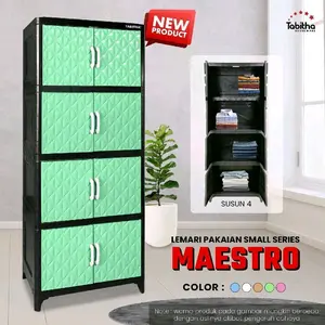 LEMARI PAKAIAN SUPER MURAH MAESTRO BY TABITHA WARNA RANDOM.. LEMARI BAJU ANAK KOS ANAK KECIL.