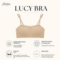Gambar Lavina Ladies Bra Push Up Lucy Wireless Busa Sedang Seamless Tanpa Kawat Size M-XL Nyaman - cream, L dari Lavina Ladies Kota Administrasi Jakarta Barat 3 Tokopedia