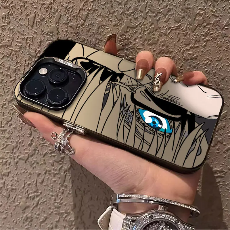 Case Anime Jujutsu Kaisen Gojo Satoru Eyes Case Premium Matte Case HP Ip 15 Pro Max Antishock antinoda Case Untuk iPhone X XR XS anime case hp ip 11 12 14 13 Pro Max cowok casing hp ip XR 7 8 Plus X XS Max hard case 2