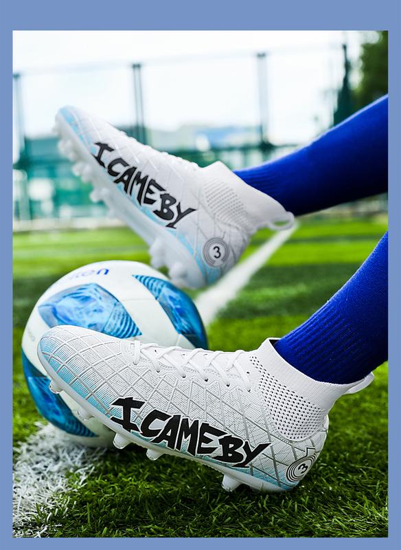 Product Introduction of and Shoe Size [Patent] Dragon Year Cross-Border New Subversion Long Nail Broken Nail Football Shoes 31-48 17
