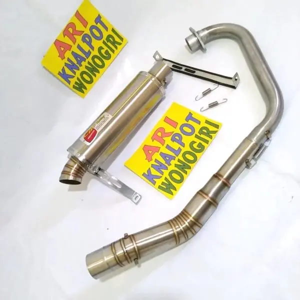 KNALPOT CLD MONSTER VIXION SATRIA FU GSX MX KING JUPITER MX BYSON SCORPIO R15 SONIC SUPRA GTR CB150R CBR150R CBR LOKAL K45 TIGER GL PRO MEGA PRO VERZA DLL Foto Motor