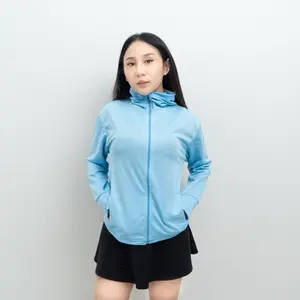 Jaket Olahrga Lengan Panjang Anti UV/Jaket Sport Running Pria Wanita Unisex
