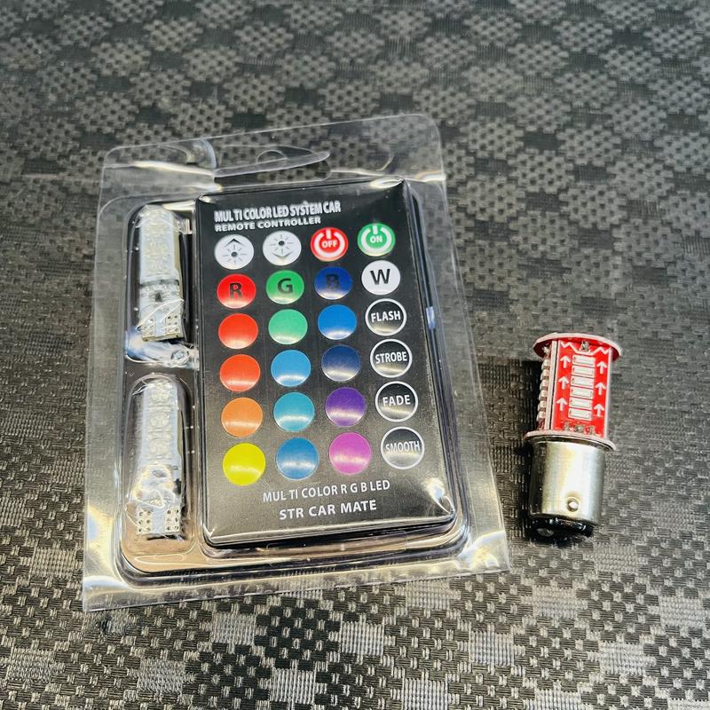 [LƯU MÀU] COMBO 2, ĐÈN LED T10 ĐIỀU KHIỂN REMOTE, Gắn Demi Xi Nhan + LED HẬU AUDI STOP F1