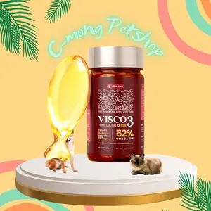 VISCO3 Olive Care Fish Oil For Cats Dogs (1 Softgel) untuk Kucing Anjing