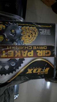 Product Review of GEAR GIR SET PAKET R15 NEW V3 V4 VIXION R XSR 155 14T 48T 428H 128L from O**a 0