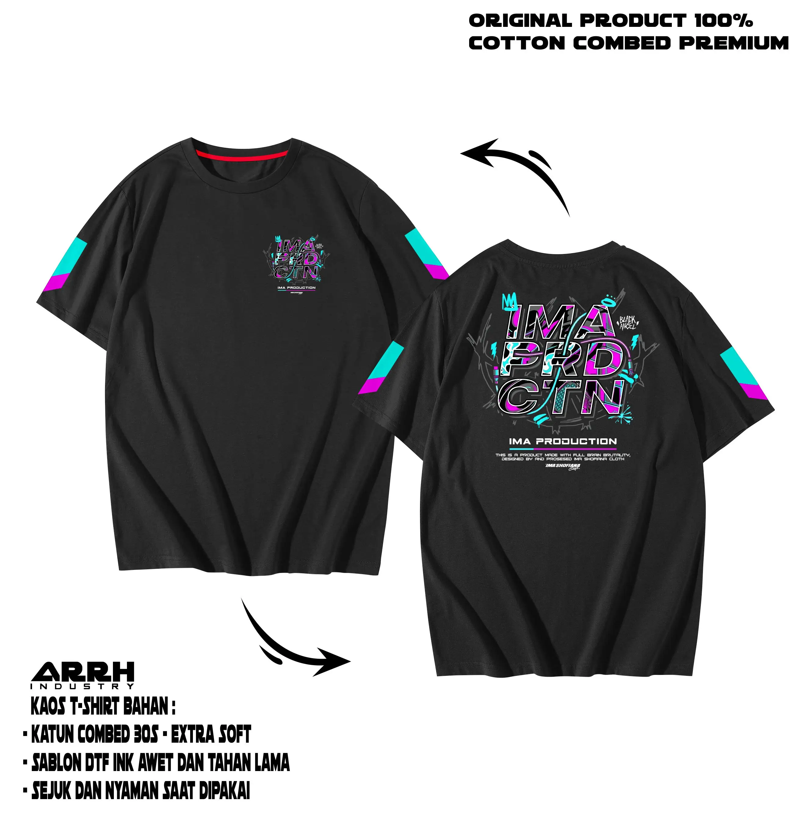 Kaos IMA PRODUCTION AUDIO T-shirt Sound System Horeg