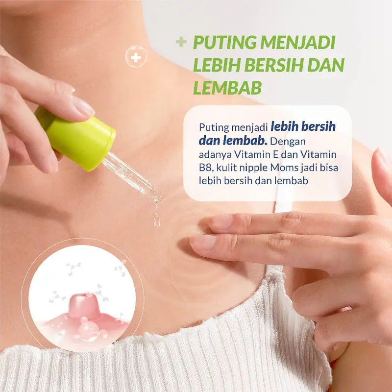 Nipple Serum BKA isi 10ml - Meminimalisir Puting Lecet | Perawatan Puting dari Masa Kehamilan 4
