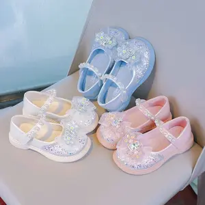 [Mommhoky] Sepatu pesta princess anak import Flatshoes anak perempuan peremium Sepatu Flatshoes  Kaki anak perempuan Flatshoes pesta anak korean fashion style Motif