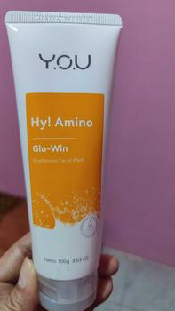 Product Review of YOU Hy Amino Facial Wash Pembersih wajah acid bunga from b**a 0
