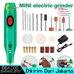 Bor Mini 12V DC 15000 RPM Mini Drill Electric Engraver Grinder Gerinda Electrik Listrik / Alat Ukir Kayu /Alat Amplas / Alat Pemotong Karton