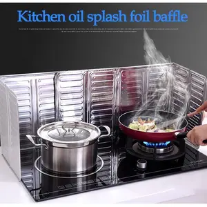 Pelindung Kompor Anti Cipratan Minyak Aluminium Foil Plate - A02 Wajan Air