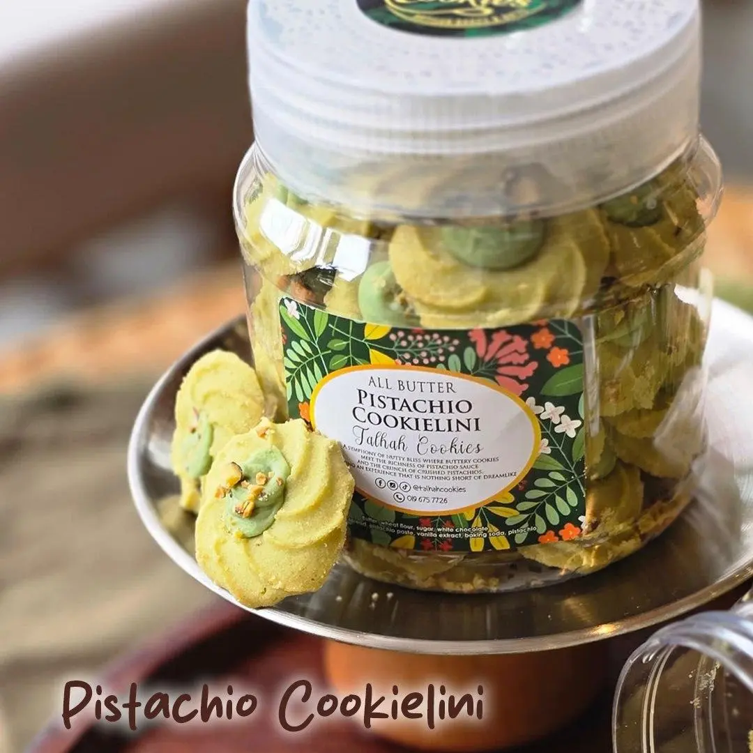 PISTACHIO COOKIELINI All Butter Cookies 2024-2025 Collection