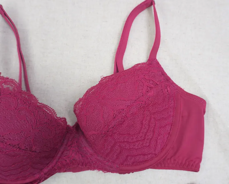 Bra Set Wanita Kawat St. Yves Cup 3/4 Busa Tipis Underwire Mix Renda Pakaian Dalam SY509MAR 3