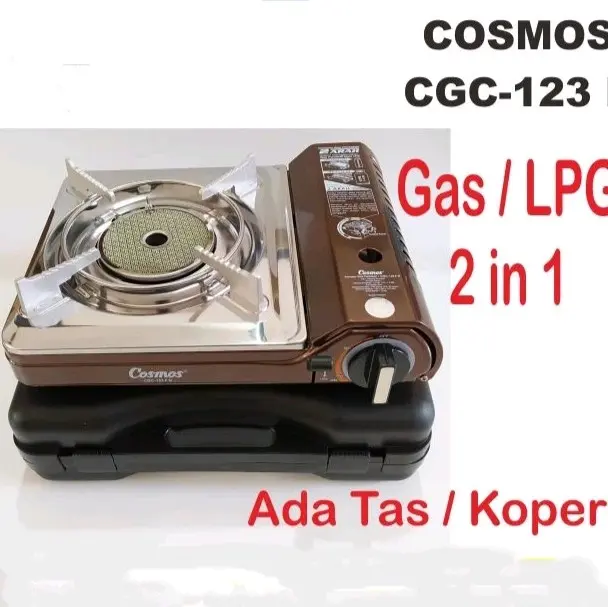 Kompor Portabel Cosmos 123P N 2Fungsi cocok untuk Masak Barbeque