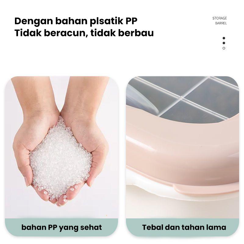 Inaso Storage Makanan Hewan Peliharaan Kacang Beras Box Tempat Penyimpanan Storage Organizer 5kg / 7.5kg / 10kg HSB148