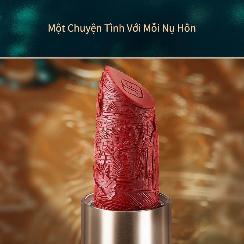 Hoa Tây Tử Son môi Blooming Rouge Khóa Đồng Tâm Florasis 4