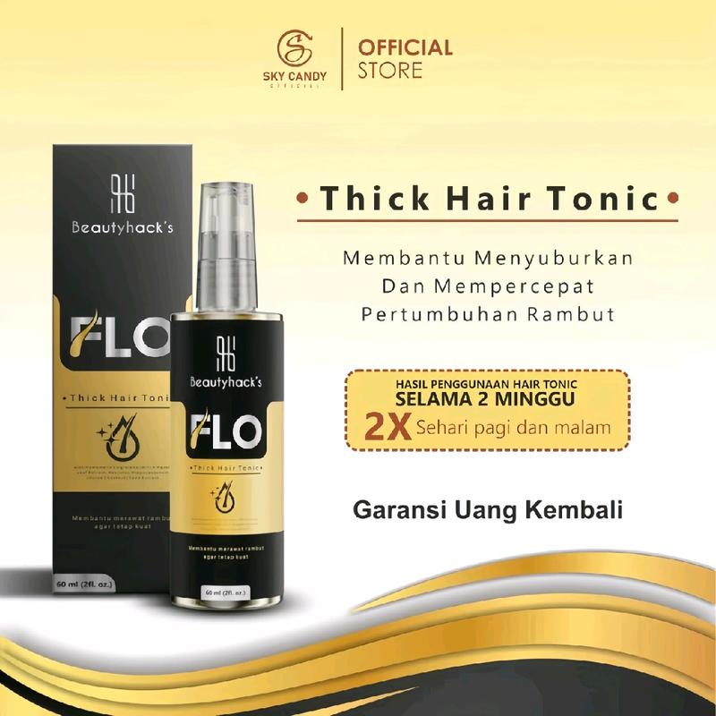FLASH SALE!! Flo Hair Tonic Menumbuhkan Rambut Kebotakan Dini Dan Perawatan Vitamin Rambut Kering Haircare 4