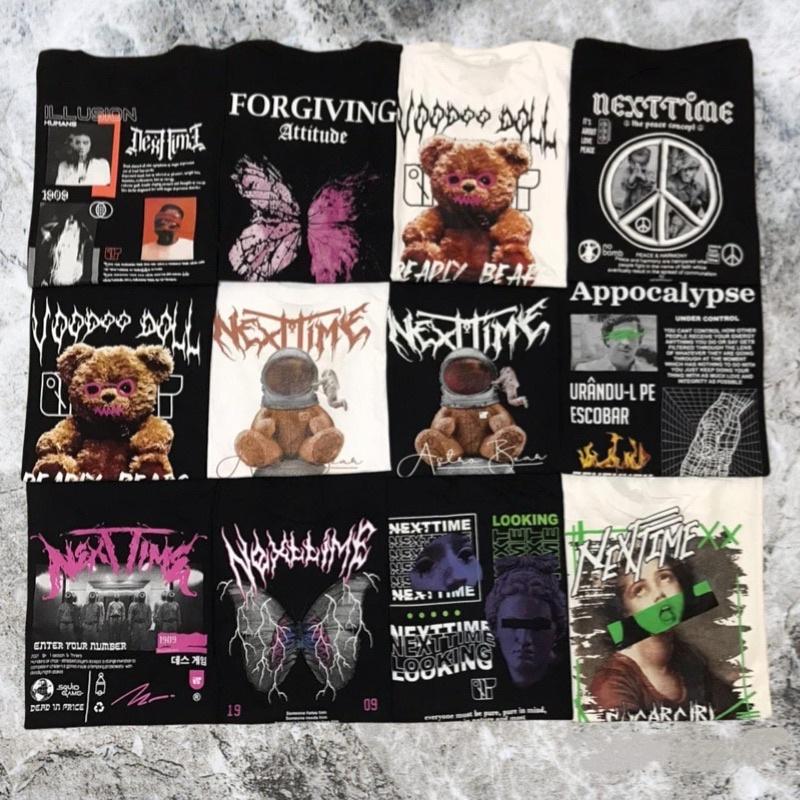 Paket Hemat Kaos Distro Pria Lengan Pendek Motif Random 100 ribu dapat 5 pcs Trending Terbaru Paling Murah dbest 2024 1