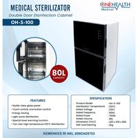 Gambar Onehealth Medical Sterilizator OH-S-100 (80L) Double Door Cabinet Lemari 2 pintu Sterilisasi Peralatan Medis Kering OHS100 OH S 100 dari Onehealth Indonesia Kab. Tangerang 2 Tokopedia