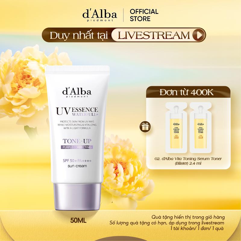 [LIVE] Kem chống nắng Nâng Tone TÍM White Truffle Purple Tone Up Suncream 50ml SPF50+ PA++++