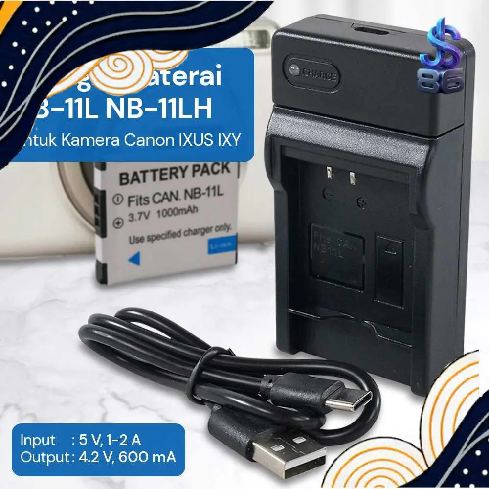 Charger Baterai Kamera NB-11L NB-11LH for Canon IXUS IXY - LF1