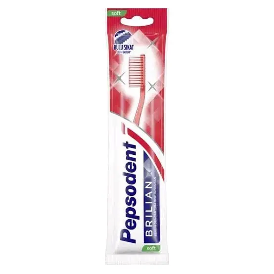 pepsodent sikat gigi brliant 1pc 0