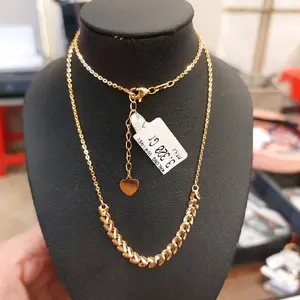 Kalung Emas Daun Shimmer 16K 3.32gr