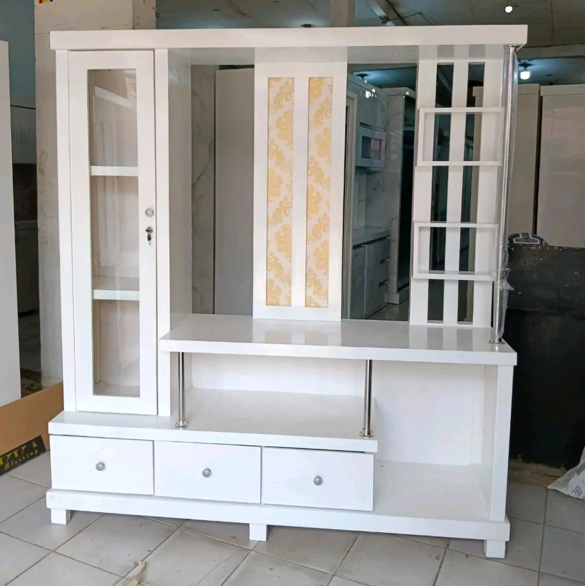 Bufet pillar muat tv 32 inc