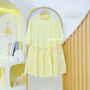 Little Porin - Liona Collor Soft - Gamis Rayon Twill Anak Perempun