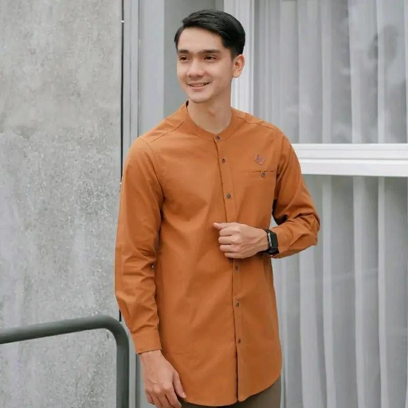 Baju Muslim Koko Kurta Lengan Panjang Premium untuk Pria - Remaja, Dewasa, Atasan 2