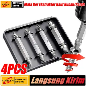 CASTA MATA BOR TAP BALIK MATA BOR PEMBUKA BAUT RUSAK PATAH SET MATA BOR EXTRACTOR BROKEN SCREW REMOVER