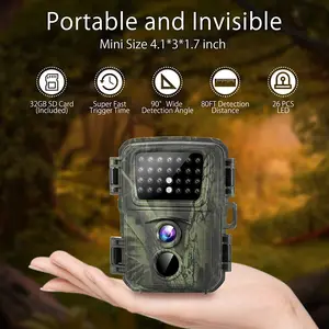 Mini Trail Hunting Camera  20MP 1080P Wildlife Forest Animal Cameras Wild Hunter Cam Mini600 Photo Trap Surveillance Tracking