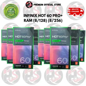 {AFFILIATE} INFINIX HOT 60 PRO+ 8GB/128GB & 8GB/256GB RAM ROM ORIGINAL Garansi Resmi
